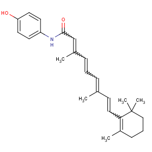 CAS No:65646-68-6 (2E,4E,6E,8E)-N-(4-hydroxyphenyl)-3,7-dimethyl-9-(2,6,<br />6-trimethylcyclohexen-1-yl)nona-2,4,6,8-tetraenamide