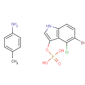 CAS No:6578-06-9 (5-bromo-4-chloro-1H-indol-3-yl) dihydrogen phosphate