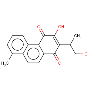 CAS No:65907-75-7 2-(1-methyl-2-hydroxyethyl)-3-hydroxy-8-methylphenanthrene-1,4-dione