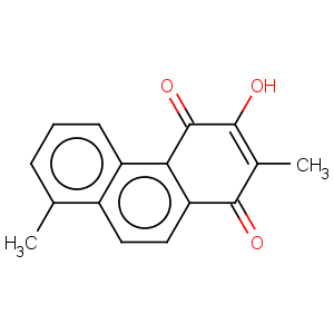 CAS No:65907-77-9 1,4-Phenanthrenedione,3-hydroxy-2,8-dimethyl-