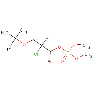 CAS No:65997-17-3 [1,2-dibromo-2-chloro-3-[(2-methylpropan-2-yl)oxy]propyl] dimethyl<br />phosphate
