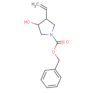 CAS No:65997-18-4 benzyl (3S,4R)-3-ethenyl-4-hydroxypyrrolidine-1-carboxylate