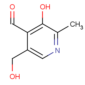 CAS No:66-72-8 3-hydroxy-5-(hydroxymethyl)-2-methylpyridine-4-carbaldehyde