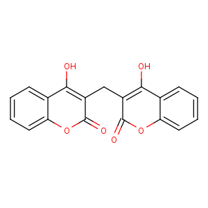 CAS No:66-76-2 4-hydroxy-3-[(4-hydroxy-2-oxochromen-3-yl)methyl]chromen-2-one