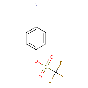 CAS No:66107-32-2 (4-cyanophenyl) trifluoromethanesulfonate