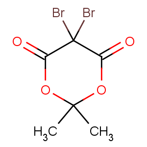 CAS No:66131-14-4 5,5-dibromo-2,2-dimethyl-1,3-dioxane-4,6-dione