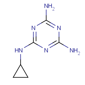 CAS No:66215-27-8 2-N-cyclopropyl-1,3,5-triazine-2,4,6-triamine