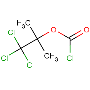 CAS No:66270-36-8 (1,1,1-trichloro-2-methylpropan-2-yl) carbonochloridate