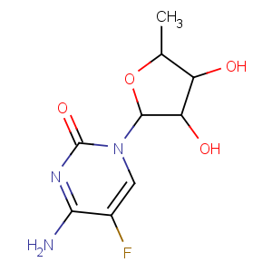 CAS No:66335-38-4 4-amino-1-[(2R,3R,4S,5R)-3,<br />4-dihydroxy-5-methyloxolan-2-yl]-5-fluoropyrimidin-2-one