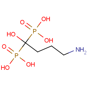 CAS No:66376-36-1 (4-amino-1-hydroxy-1-phosphonobutyl)phosphonic acid