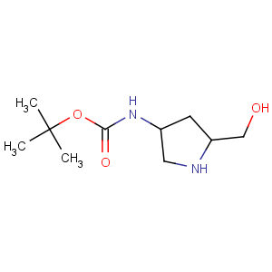CAS No:663948-85-4 tert-butyl N-[(3S,5S)-5-(hydroxymethyl)pyrrolidin-3-yl]carbamate