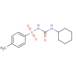 CAS No:664-95-9 1-cyclohexyl-3-(4-methylphenyl)sulfonylurea