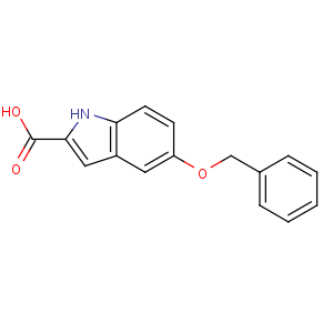 CAS No:6640-09-1 5-phenylmethoxy-1H-indole-2-carboxylic acid
