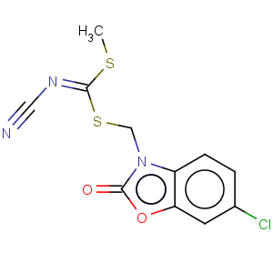 CAS No:664322-03-6 Carbonimidodithioicacid, cyano-, (6-chloro-2-oxo-3(2H)-benzoxazolyl)methyl methyl ester (9CI)