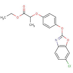 CAS No:66441-23-4 ethyl 2-[4-[(6-chloro-1,3-benzoxazol-2-yl)oxy]phenoxy]propanoate