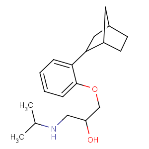 CAS No:66451-06-7 1-[2-(3-bicyclo[2.2.1]heptanyl)phenoxy]-3-(propan-2-ylamino)propan-2-ol