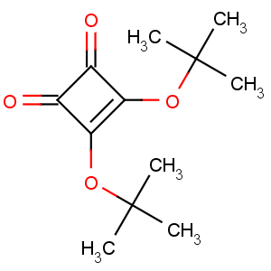 CAS No:66478-66-8 3,4-bis[(2-methylpropan-2-yl)oxy]cyclobut-3-ene-1,2-dione