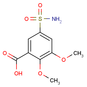 CAS No:66644-80-2 2,3-dimethoxy-5-sulfamoylbenzoic acid