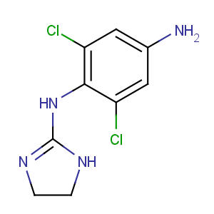 CAS No:66711-21-5 2,6-dichloro-1-N-(4,5-dihydro-1H-imidazol-2-yl)benzene-1,4-diamine