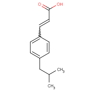 CAS No:66734-95-0 (E)-3-[4-(2-methylpropyl)phenyl]prop-2-enoic acid