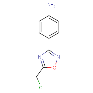 CAS No:6674-17-5 4-[5-(chloromethyl)-1,2,4-oxadiazol-3-yl]aniline