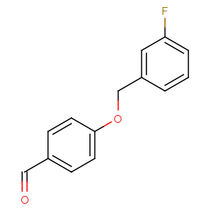 CAS No:66742-57-2 4-[(3-fluorophenyl)methoxy]benzaldehyde