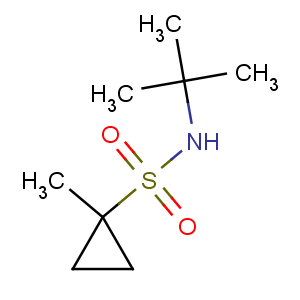 CAS No:669008-25-7 N-tert-butyl-1-methylcyclopropane-1-sulfonamide