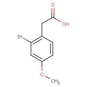 CAS No:66916-99-2 2-(2-bromo-4-methoxyphenyl)acetic acid