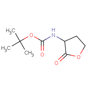 CAS No:67198-86-1 tert-butyl N-[(3R)-2-oxooxolan-3-yl]carbamate