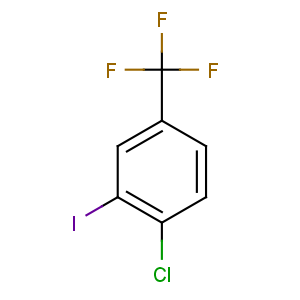 CAS No:672-57-1 1-chloro-2-iodo-4-(trifluoromethyl)benzene