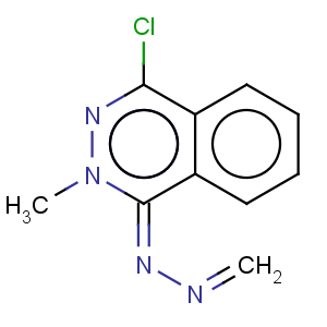 CAS No:67458-30-4 N-(4-Chloro-2-methyl-2H-phthalazin-1-ylidene)-N'-methylene-hydrazine