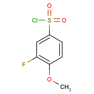 CAS No:67475-55-2 3-fluoro-4-methoxybenzenesulfonyl chloride