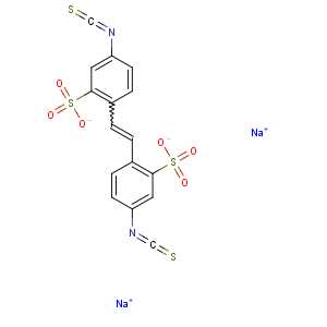 CAS No:67483-13-0 Benzenesulfonic acid,2,2'-(1,2-ethenediyl)bis[5-isothiocyanato-, sodium salt (1:2)