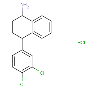 CAS No:675126-08-6 (1R,4S)-4-(3,4-dichlorophenyl)-1,2,3,<br />4-tetrahydronaphthalen-1-amine