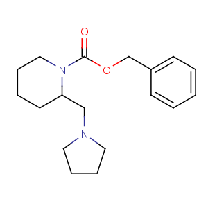 CAS No:675602-64-9 benzyl 2-(pyrrolidin-1-ylmethyl)piperidine-1-carboxylate