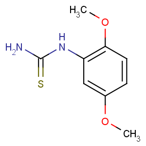 CAS No:67617-98-5 (2,5-dimethoxyphenyl)thiourea