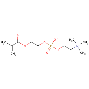 CAS No:67881-98-5 2-(2-methylprop-2-enoyloxy)ethyl 2-(trimethylazaniumyl)ethyl phosphate