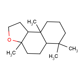 CAS No:6790-58-5 (3aR,5aS,9aS,9bR)-3a,6,6,9a-tetramethyl-2,4,5,5a,7,8,9,<br />9b-octahydro-1H-benzo[e][1]benzofuran