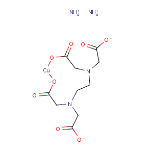 CAS No:67989-88-2 Ethylenediaminetetraacetate-copper-ammonia complex