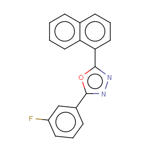 CAS No:68047-38-1 2-(3-fluorophenyl)-5-(1-naphthyl)-1,3,4-oxadiazole