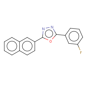 CAS No:68047-42-7 2-(3-fluorophenyl)-5-(2-naphthyl)-1,3,4-oxadiazole