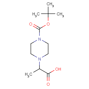 CAS No:680579-19-5 2-[4-[(2-methylpropan-2-yl)oxycarbonyl]piperazin-1-yl]propanoic acid