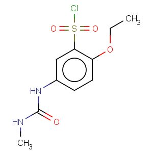 CAS No:680618-13-7 2-ethoxy-5-(3-methyl-ureido)-benzenesulfonyl chloride