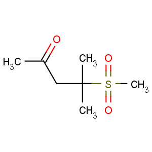 CAS No:68152-40-9 4-methanesulphonyl-4-methylpentan-2-one