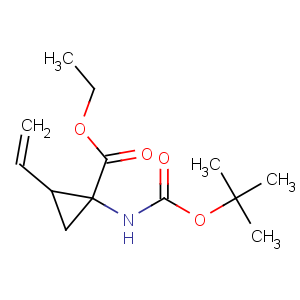 CAS No:681807-59-0 1-tert-Butoxycarbonylamino-2-vinylcyclopropanecarboxylic acid ethyl ester