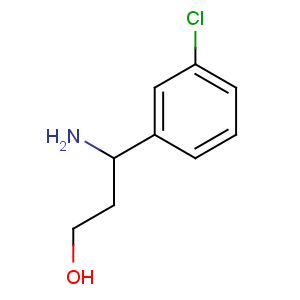 CAS No:68208-25-3 3-amino-3-(3-chlorophenyl)propan-1-ol
