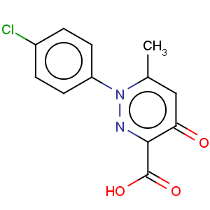 CAS No:68254-10-4 1-(4-chlorophenyl)-6-methyl-4-oxo-1,4-dihydropyridazine-3-carboxylic acid