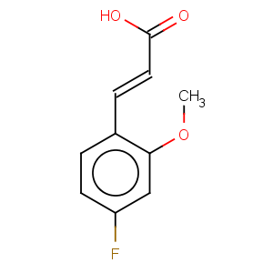 CAS No:682804-98-4 2-Propenoic acid,3-(4-fluoro-2-methoxyphenyl)-