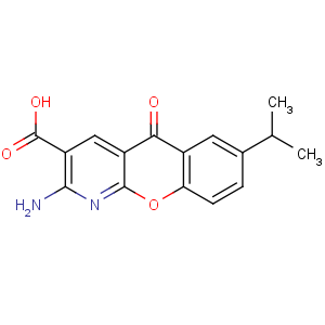 CAS No:68302-57-8 2-amino-5-oxo-7-propan-2-ylchromeno[2,3-b]pyridine-3-carboxylic acid