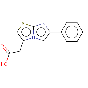 CAS No:68347-91-1 (6-phenylimidazo[2,1-b][1,3]thiazol-3-yl)acetic acid